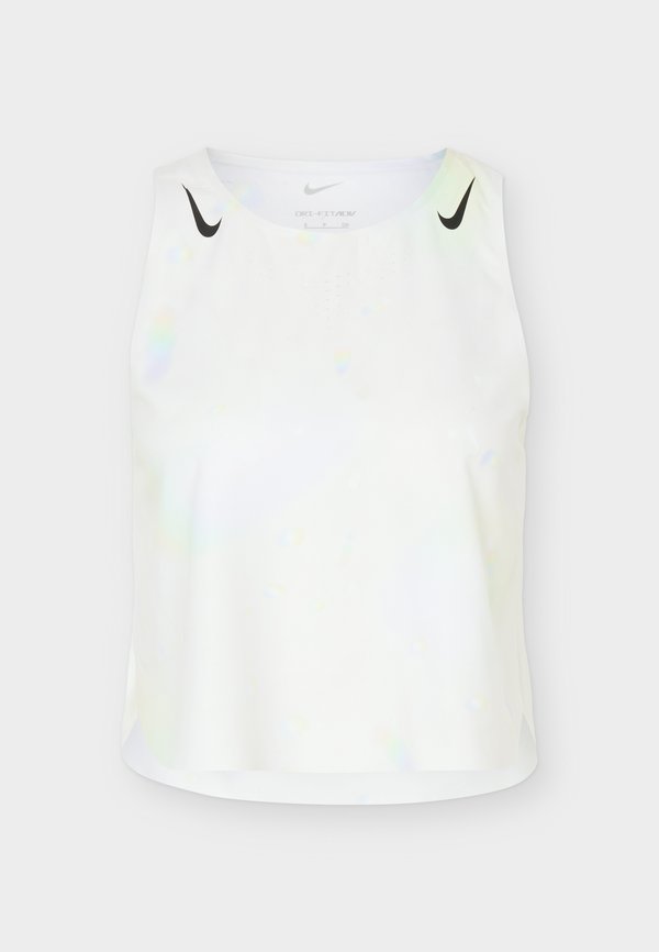Nike Performance CROP TANK - Top - off white/black