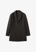 Mango Short coat - chocoladebruin
