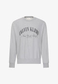 Calvin Klein Jeans LOGO GRAPHIC RELAXED - Sweatshirt - heroic grey htr