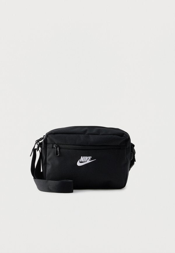 Nike Sportswear HERITAGE CROSSBODY UNISEX - Cross body bag - black/white