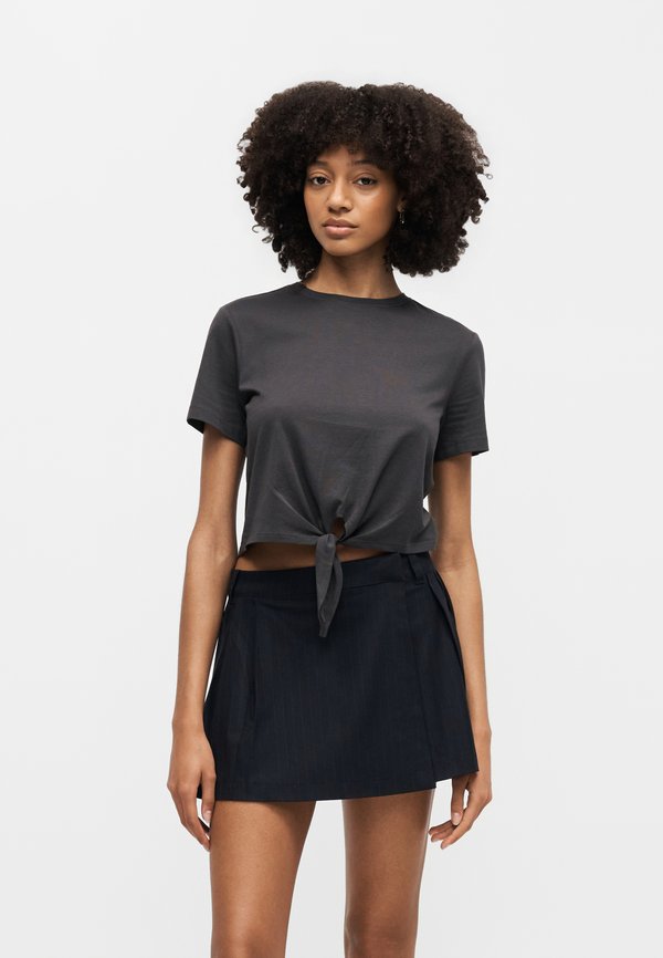 ONLY ONLMAY SHORT KNOT BOX - Print T-shirt - phantom