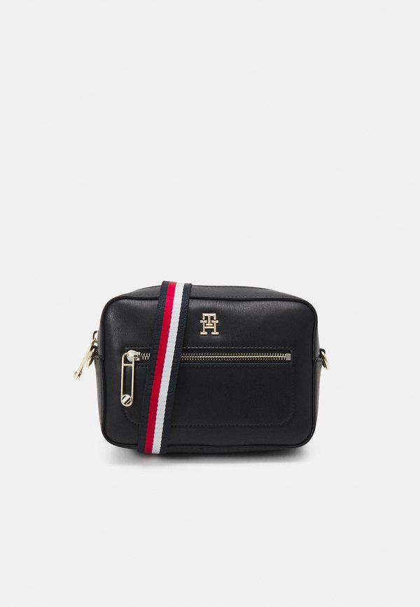 Tommy Hilfiger ICONIC CAMERA BAG CORP - Cross body bag - black