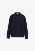 TOM TAILOR TROYER - Jumper - knitted navy melange