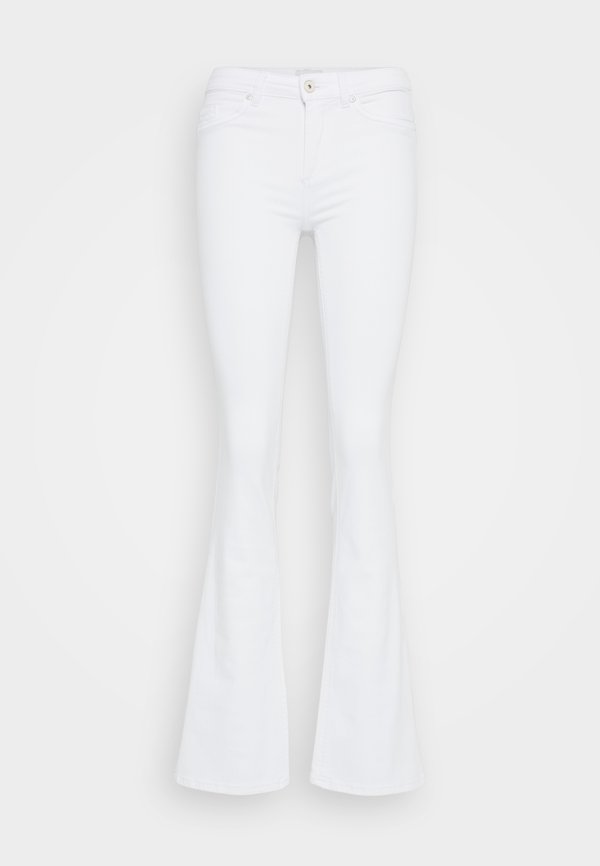 ONLY Flared fit ONLBLUSH Mid waist - Flared Jeans - white