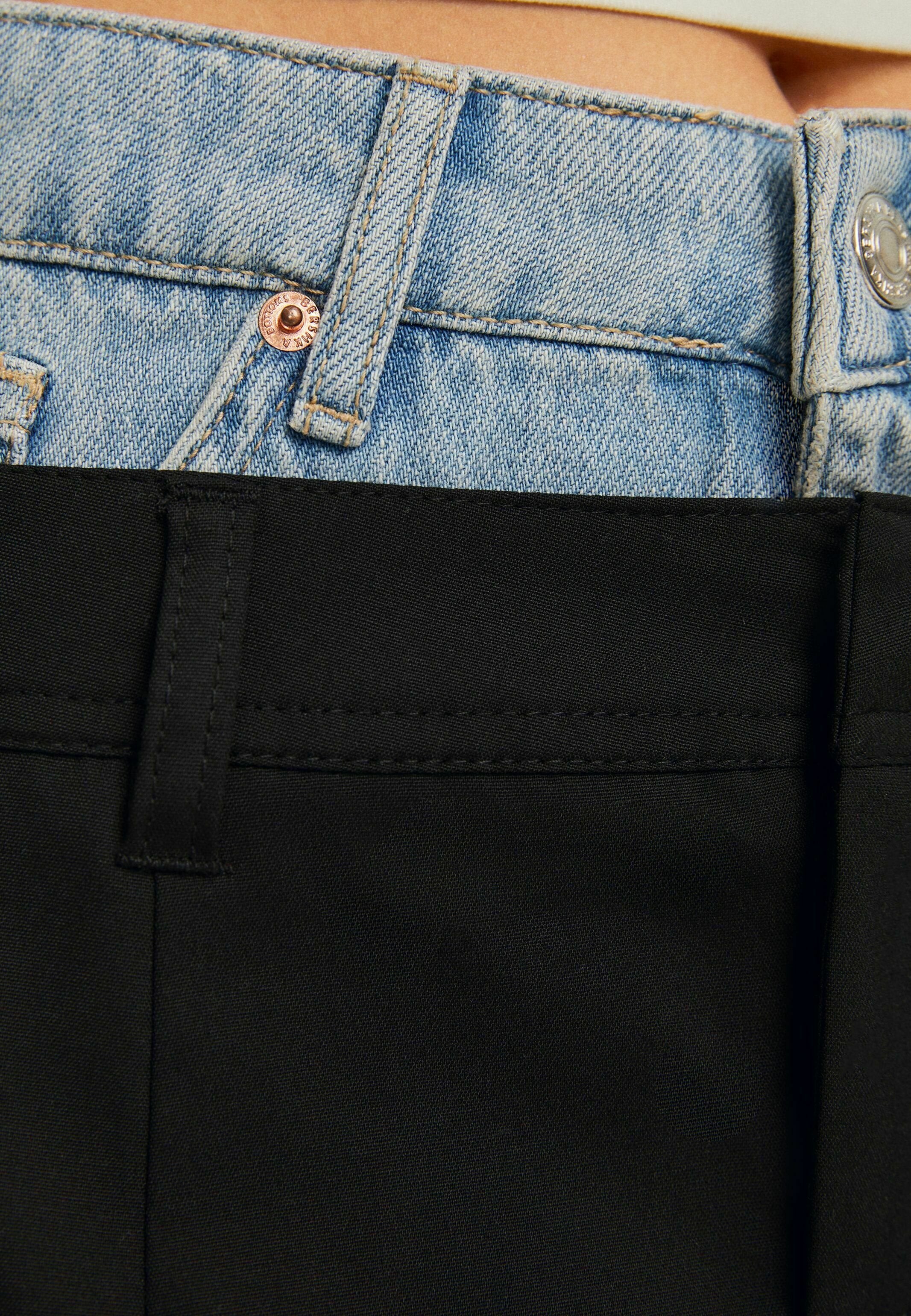 Bershka TAILORED WITH CONTRAST WAIST