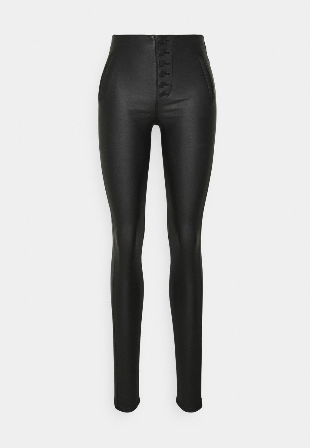 ONLROYAL COATED BUTTON PANT Media 1