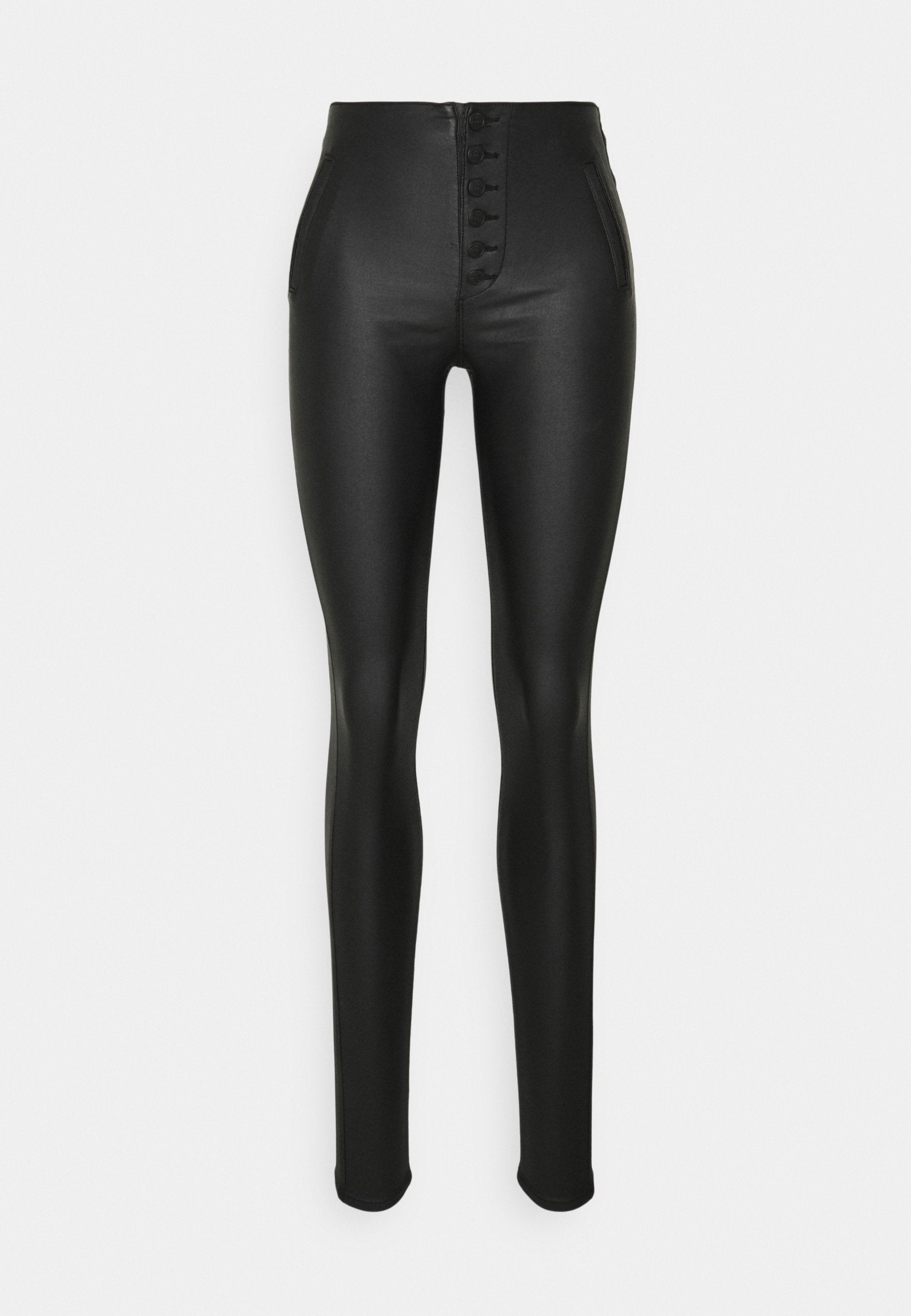 ONLROYAL COATED BUTTON PANT Media 1
