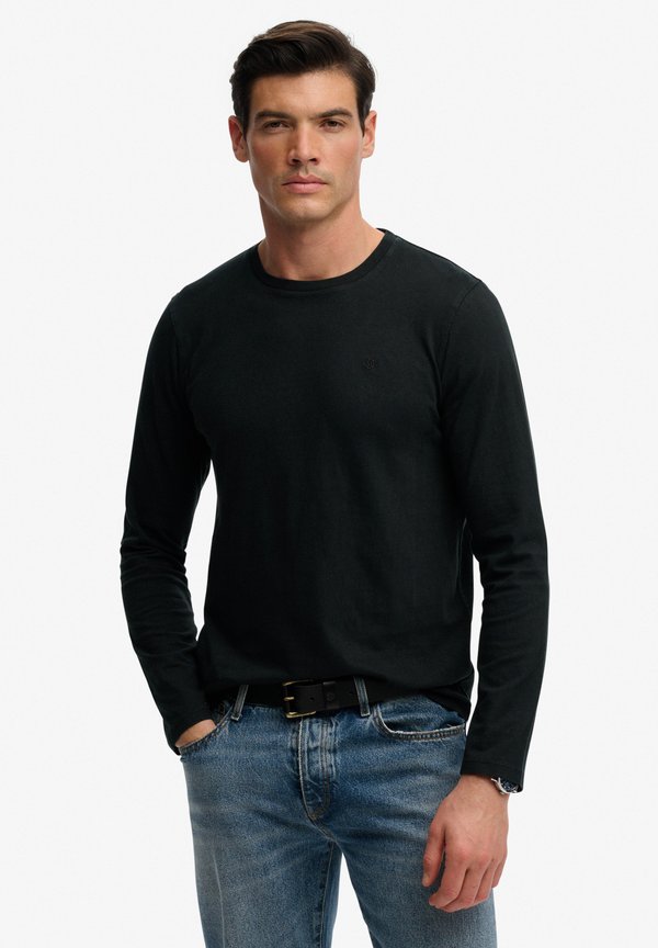 Superdry & Co CLASSIC - Long sleeved top - jet black