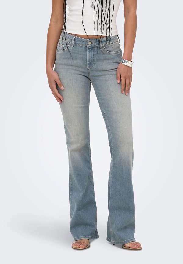 ONLY ONLBLUSH MID FLARED DNM REA638 - Flared Jeans - special blue grey denim