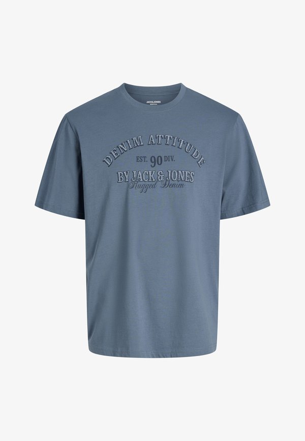 Jack & Jones Plus Size - Print T-shirt - blue mirage