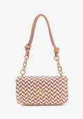 Guess TESSI FLAP SHOULDER  - Handbag - coral pink multi