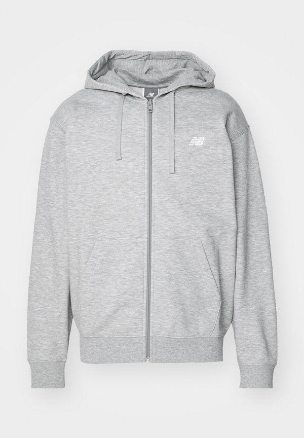 New Balance ESSENTIALS LOGO FRENCH FULL ZIP - Zip-up sweatshirt - athletic grey