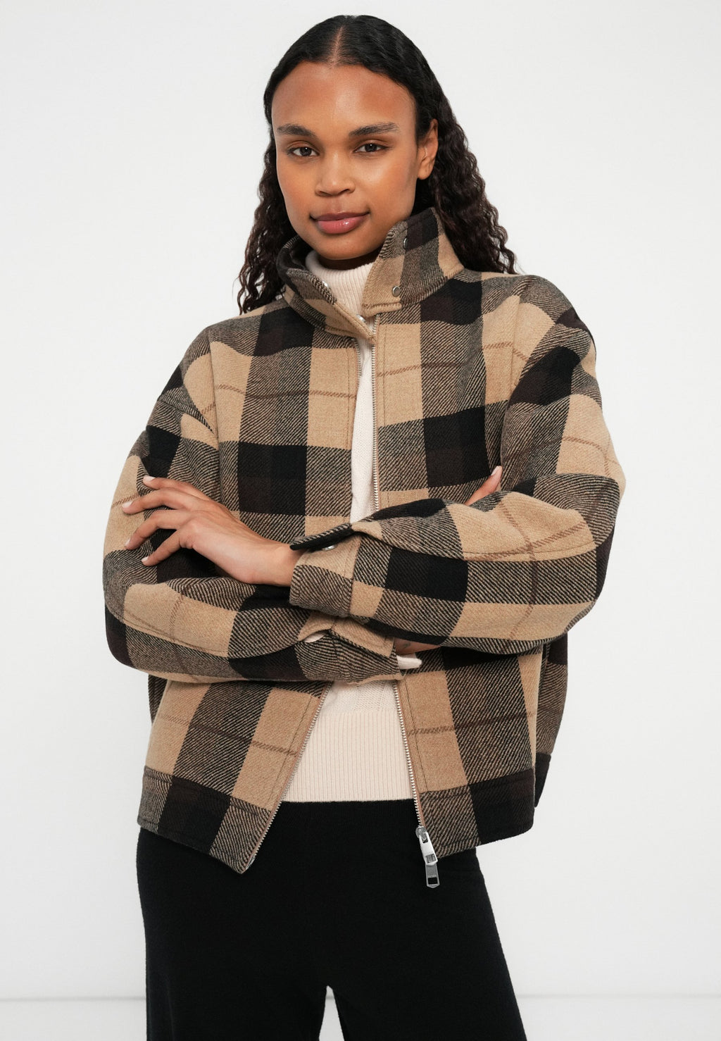 CHECK HARRINGTON JACKET Media 5