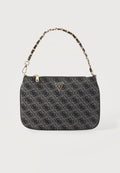 Guess FLAT POUCH - Handbag - dark grey