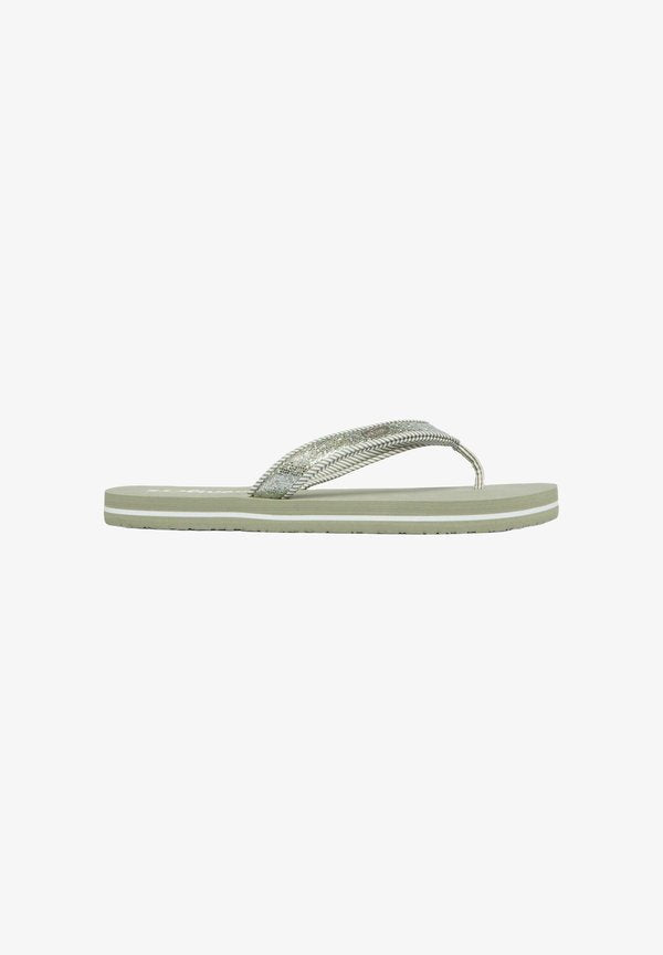 s.Oliver PANTOLETTEN - Pool shoes - kiwigrün