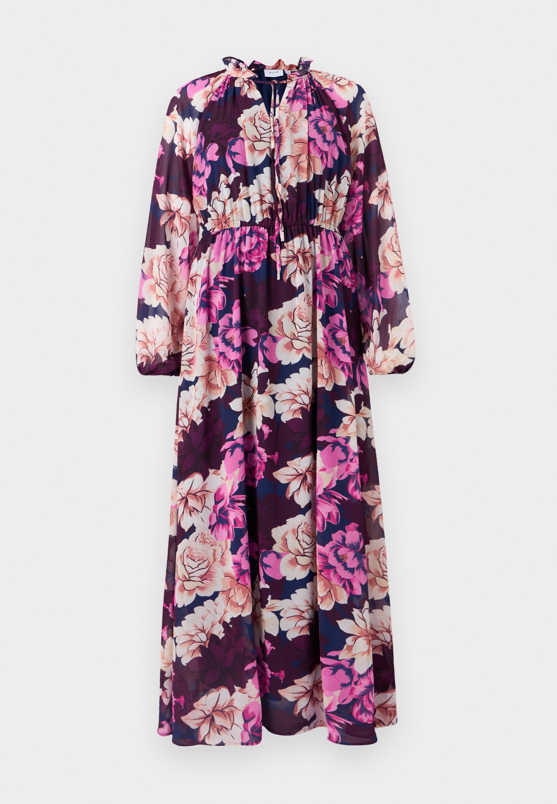 VILA VIEMME HIGH NECK MAXI DRESS
