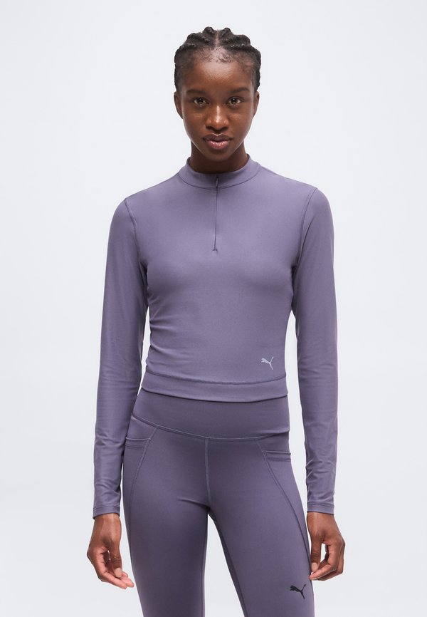 Puma ZIP - Long sleeved top - inky depths