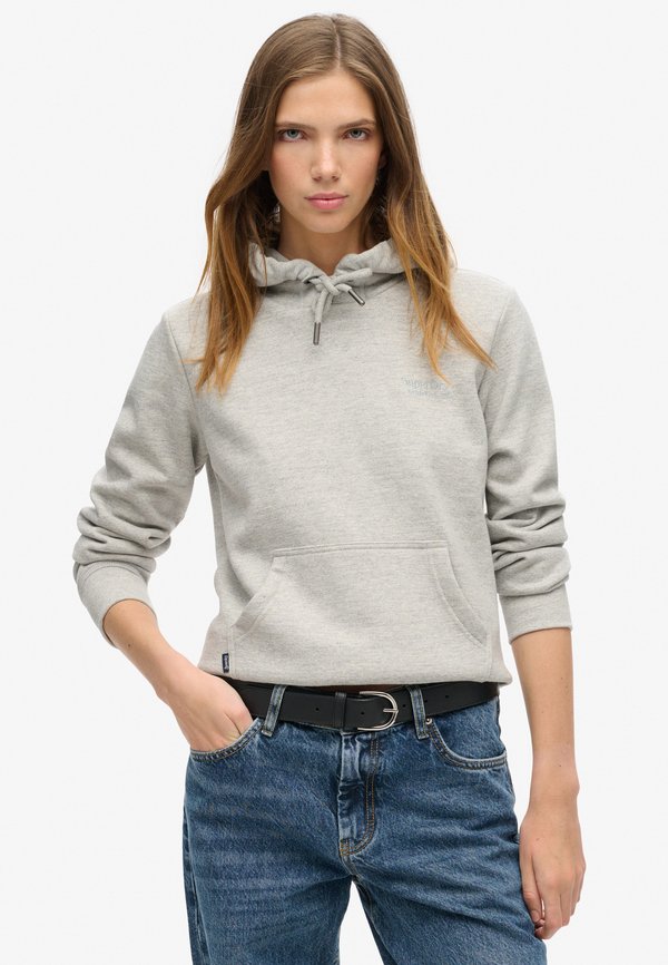 Superdry & Co ESSENTIAL LOGO - Hoodie - varsity grey grindle