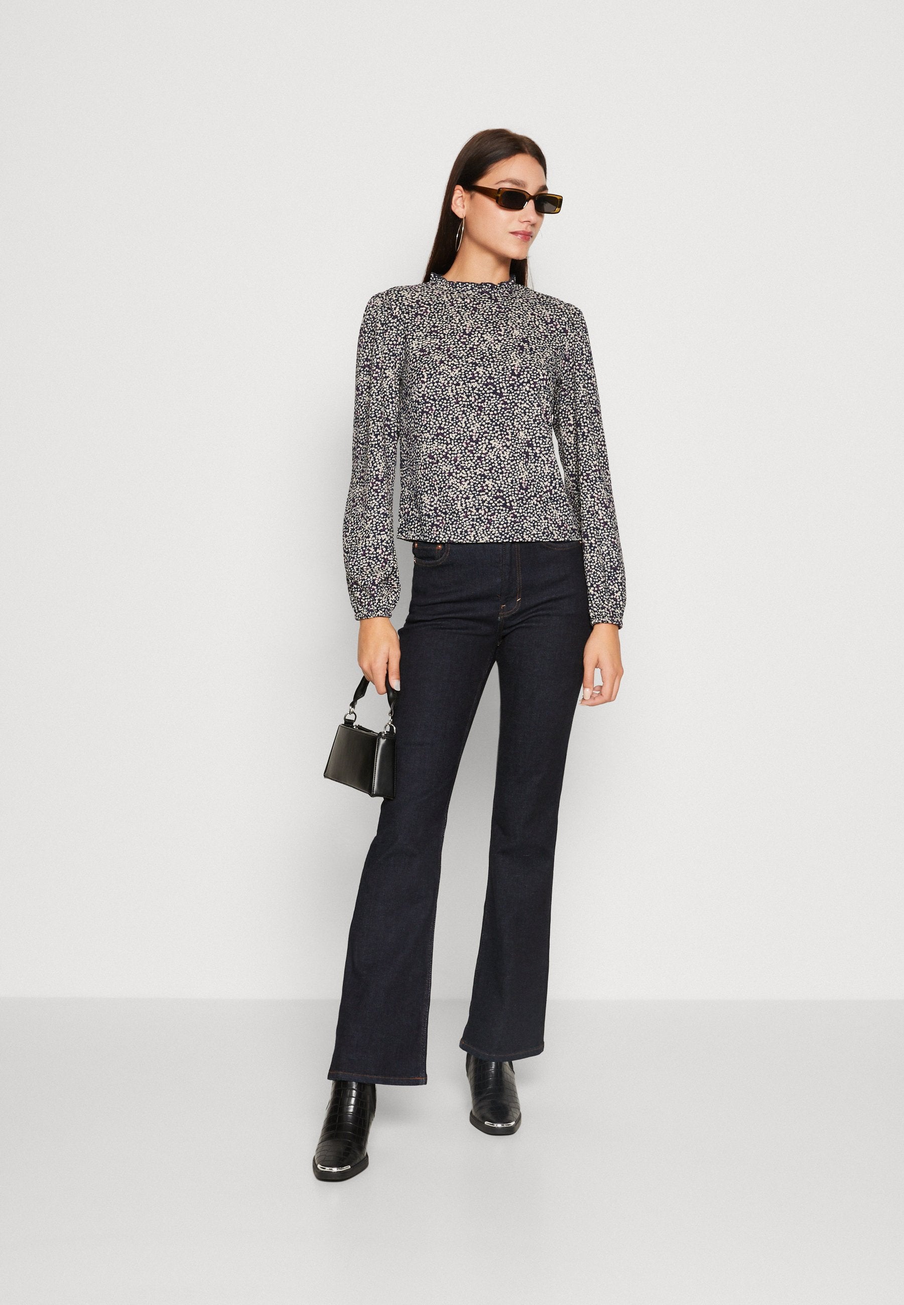 JDY JDYLOTUS FRILL TOP