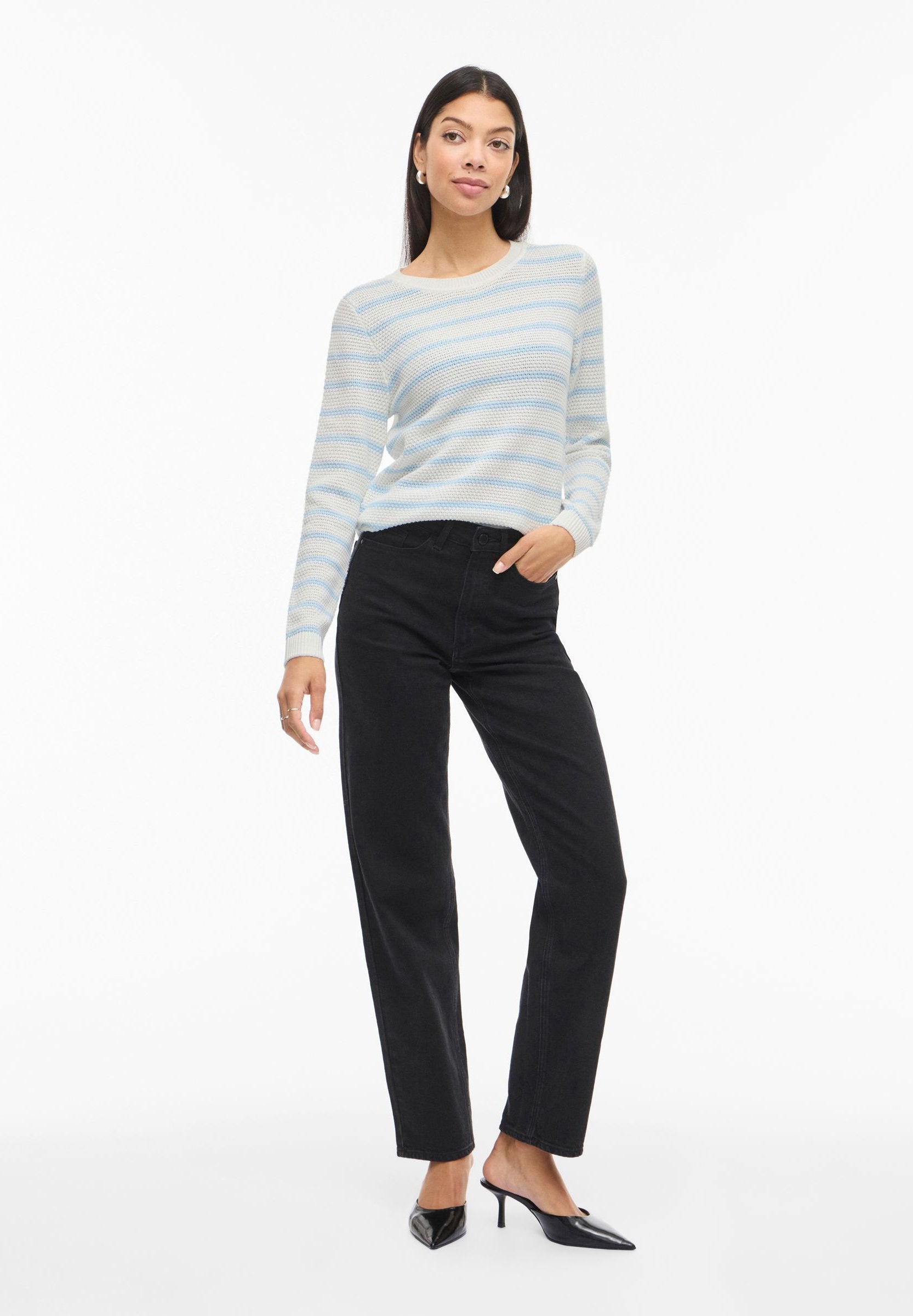 VILA Knitted VIDALO Striped