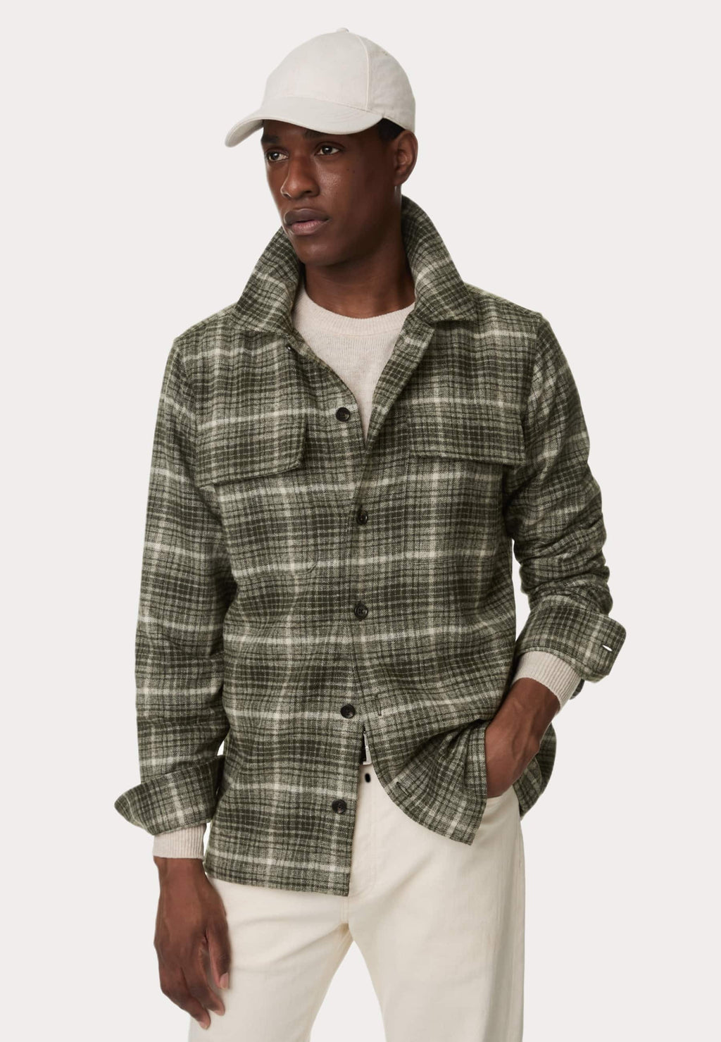 Marks & Spencer TEXTURED CHECK OVER