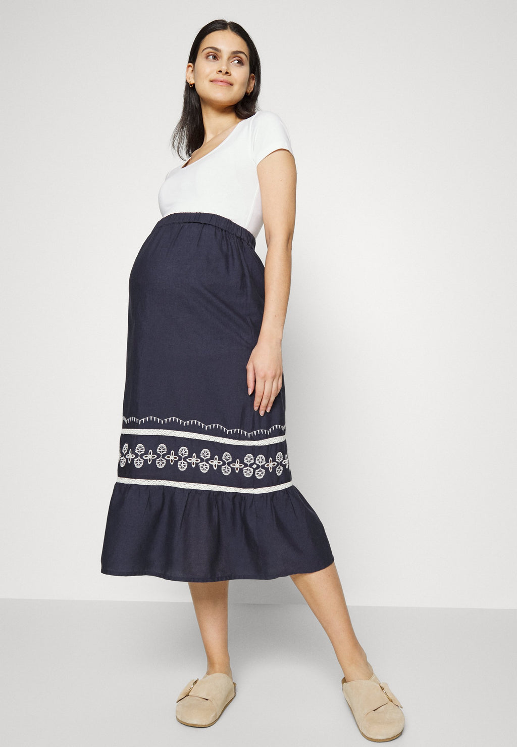 MAMALICIOUS MLHARPER MIDI SKIRT