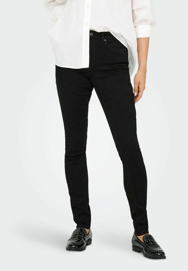 ONLY Skinny fit ONPAOLA High waist - Slim fit jeans - black denim