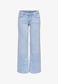 ONLY Wide-fit ONLJUDY-O Low waist Straight Fit - Wide Leg - blue