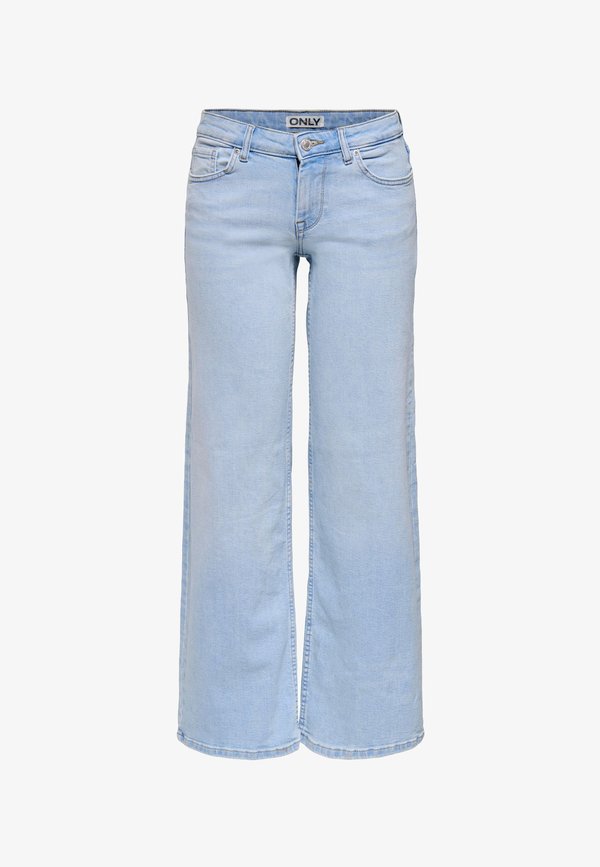 ONLY Wide-fit ONLJUDY-O Low waist Straight Fit - Wide Leg - blue