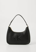 Calvin Klein BOLD SMALL SHOULDER BAG - Handbag - black