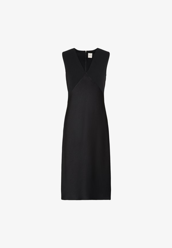 Calvin Klein V NECK MIDI DRESS - Cocktail dress / Party dress - black