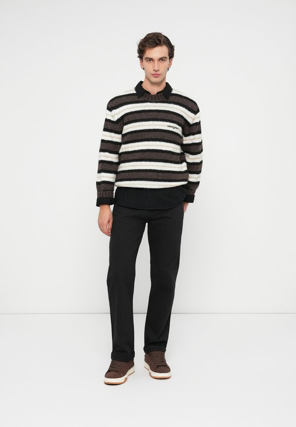 Tommy Jeans LOGO EMBROIDERY STRIPE JUMPER WITH ALPACA