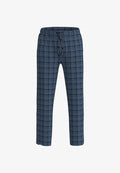 TOM TAILOR Pyjama bottoms - blau mittel karo