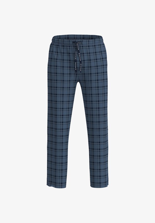 TOM TAILOR Pyjama bottoms - blau mittel karo