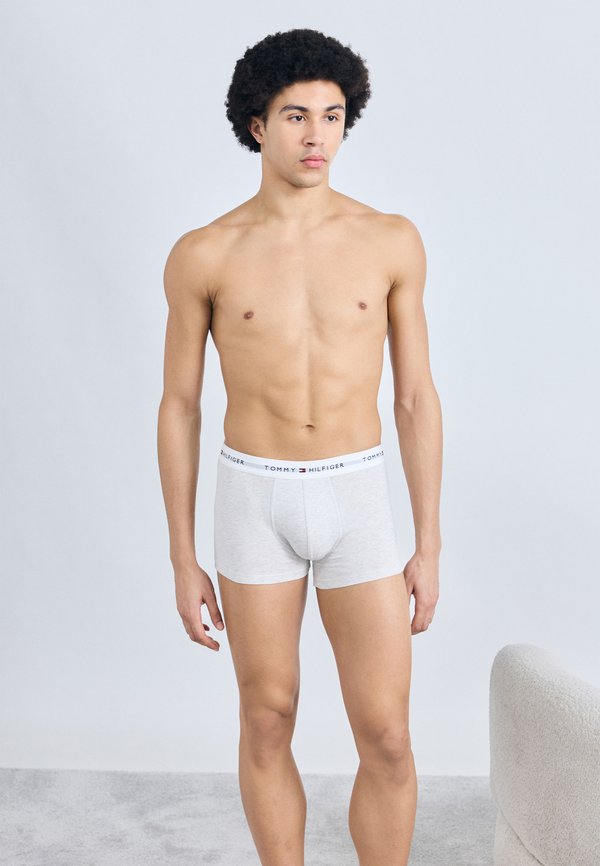 Tommy Hilfiger SIGNATURE 3 PACK - Trunks - brisk blue/black/ice heather