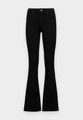 ONLY Flared fit ONLBLUSH Mid waist - Flared Jeans - black denim