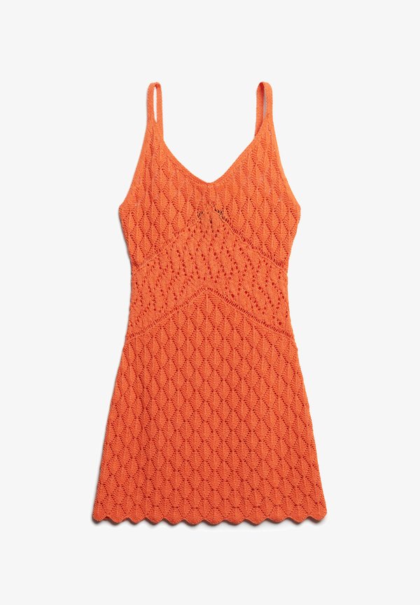 Superdry & Co Jumper dress - hot coral