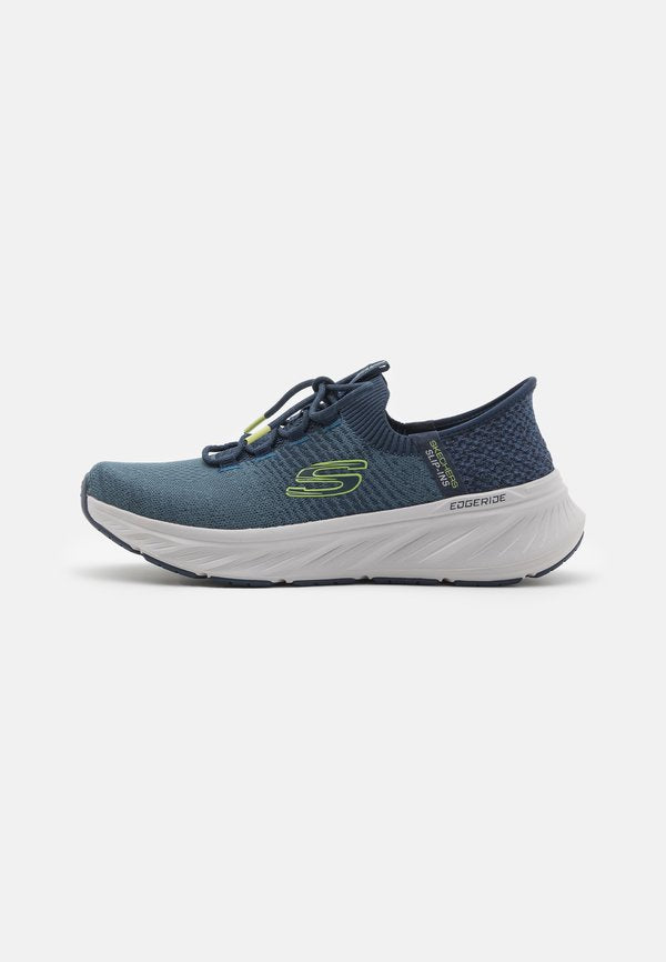 Skechers EDGERIDE - Trainers - navy/lime