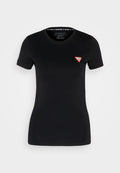 Guess MINI TRIANGLE TEE - Basic T-shirt - jet black