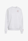 adidas Sportswear 3 STRIPES STUDIO FL - Sweatshirt - light grey heather