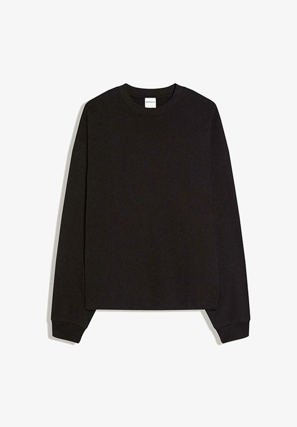 Bershka Long sleeved top - black