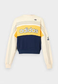adidas Originals VARSITY CREW UNISEX - Sweatshirt - cream white