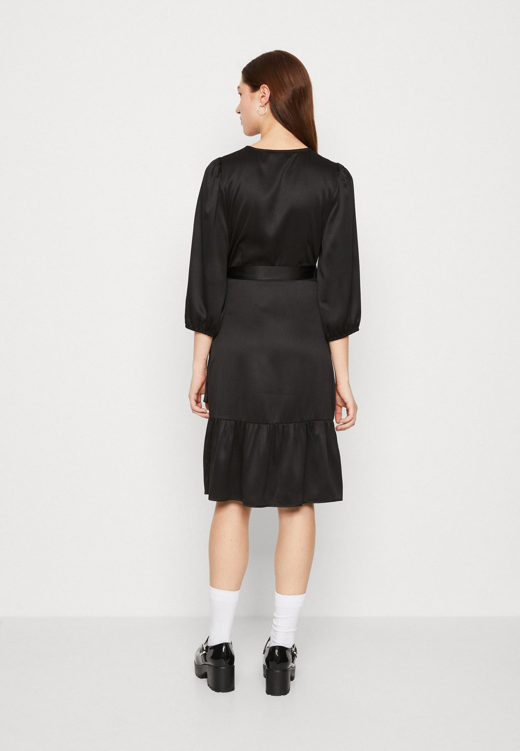 VILA VIKARI V NECK WRAP SHORT DRESS