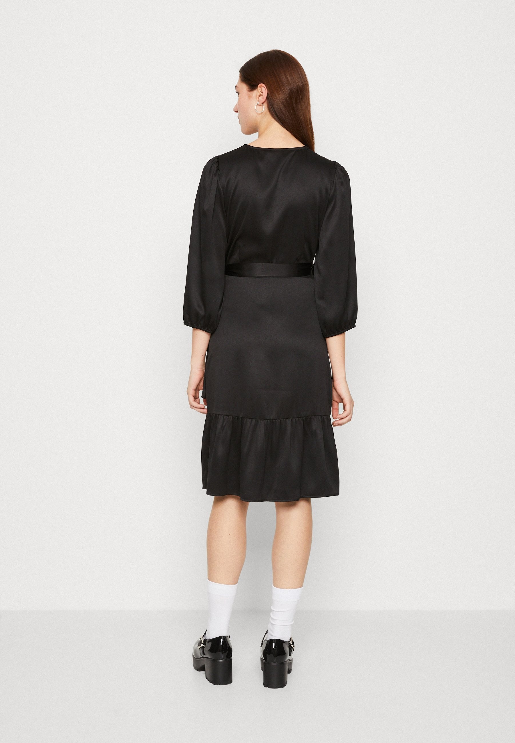 VILA VIKARI V NECK WRAP SHORT DRESS