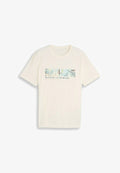 TOM TAILOR PHOTOPRINT T-SHIRT - Print T-shirt - gardenia white