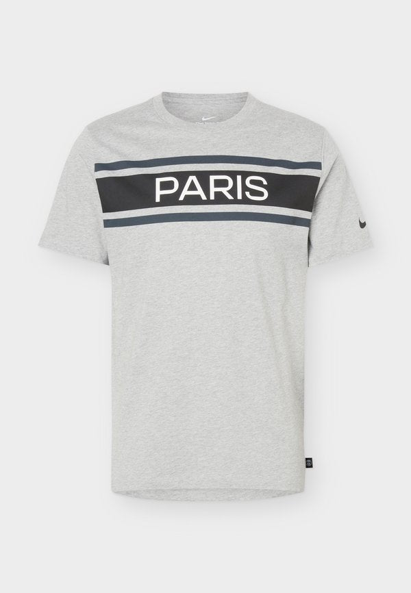 Nike Performance PARIS SAINT-GERMAIN PARIS TEE - Print T-shirt - grey heather