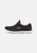 Skechers SUMMITS - Slip-ons - black/rose gold