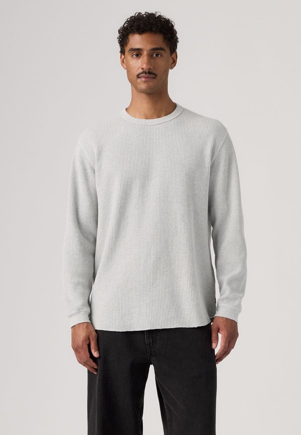 Levi's® THERMAL TEE - Long sleeved top - d06663 light gray htr bros bc03