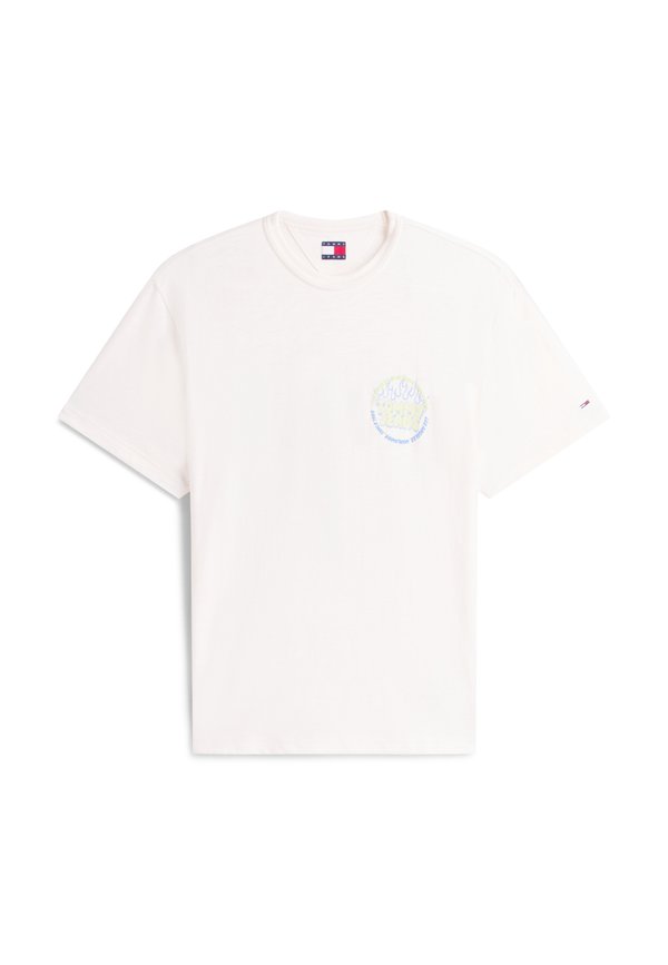 Tommy Jeans BUBBLE LOGO TEXTURED RELAXED T-SHIRT
