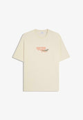 Bershka PEACE GRAPHIC - TSHIRT - Print T-shirt - camel